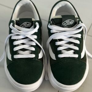 Vans OTW Old Skool Overt CC Green White Skate Shoes
